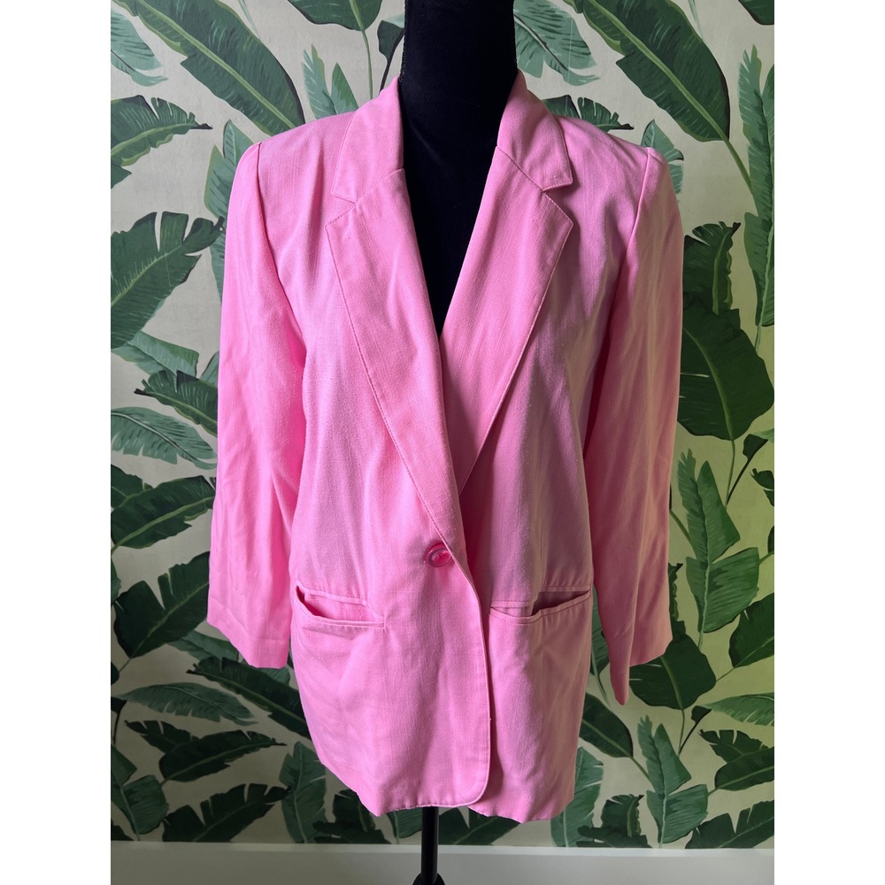 Sag Harbor Blazer Women 10P Pink